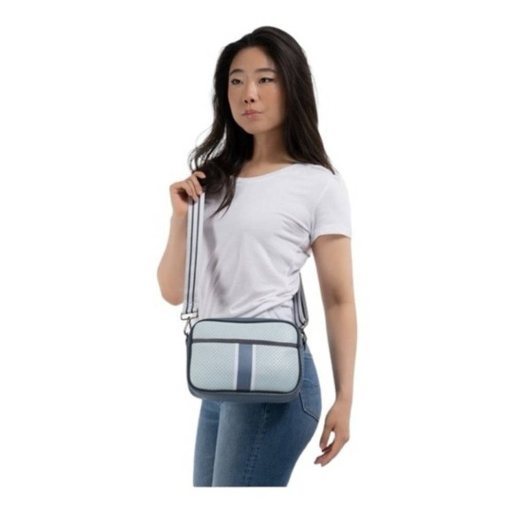 Haute Shore Drew Azure‎ Blue Neoprene Crossbody Bag - Picture 6 of 8